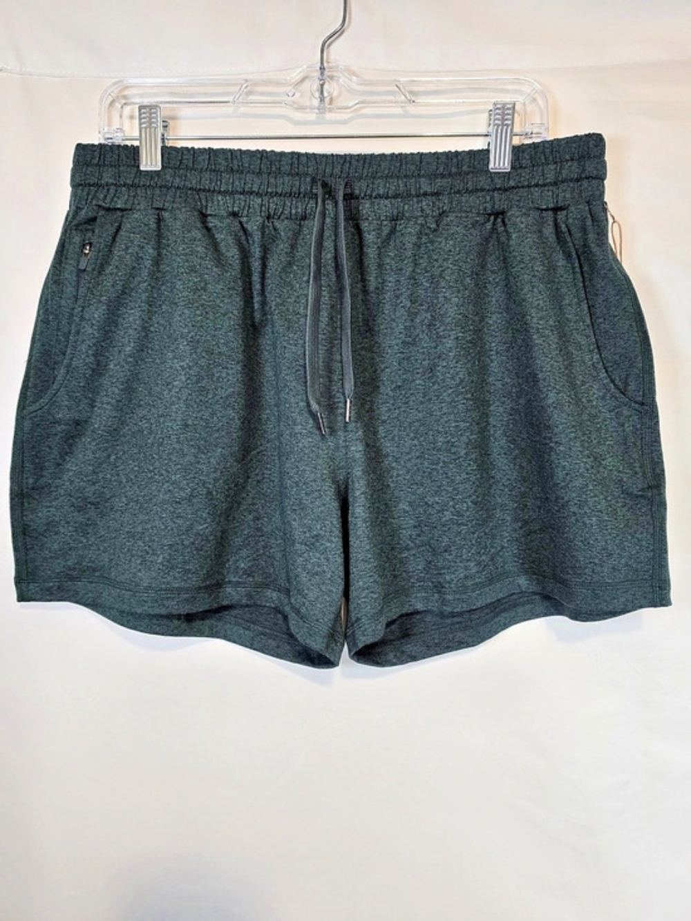 Quince Flowknit Mid-Rise Shorts Athletic Shorts Green Large